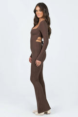 Devera Jumpsuit Brown