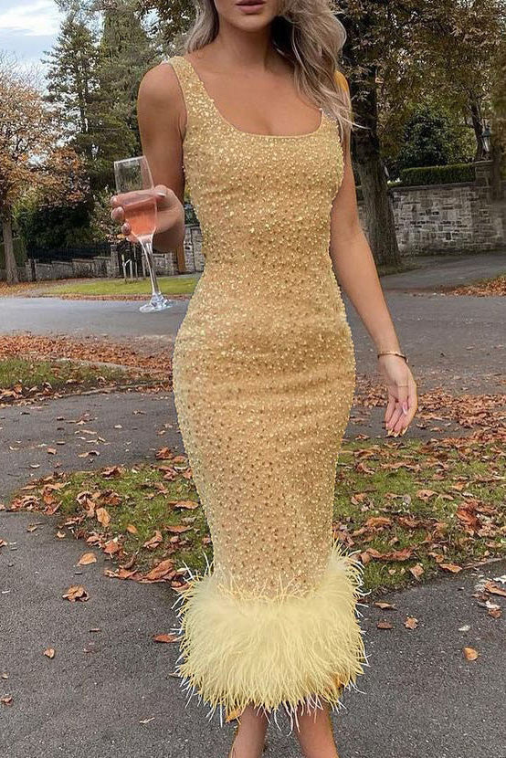 Pearl  Sequin Dress