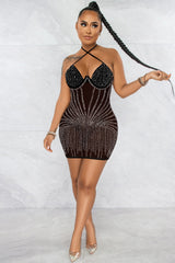 Sling Wrap Midi Dress