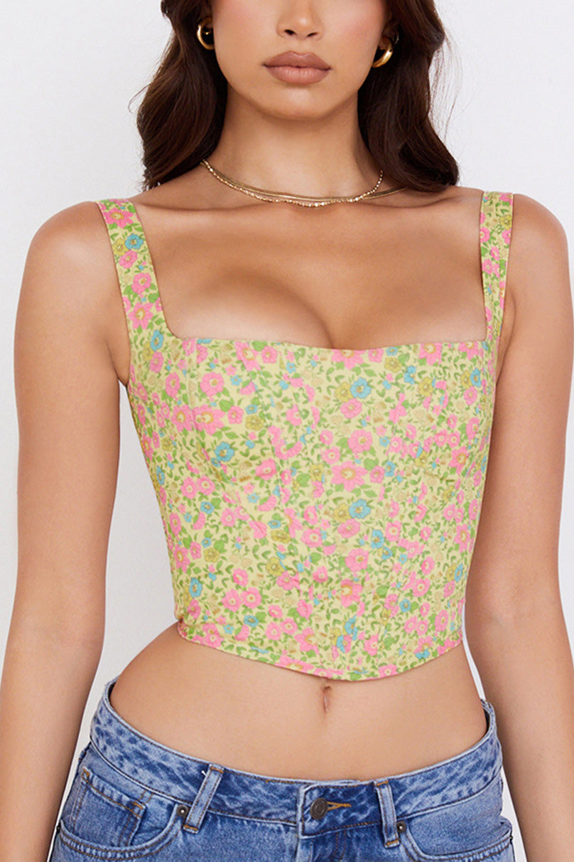 Floral Halter Top