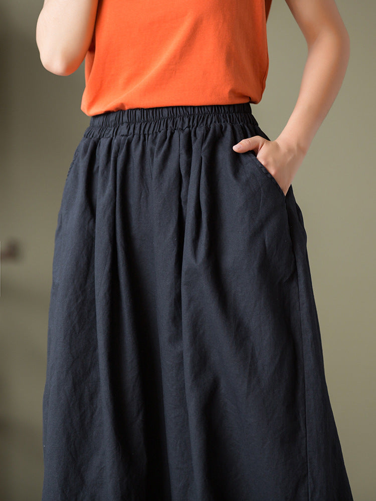 Women's Elastic Waist Loose Casual Pants