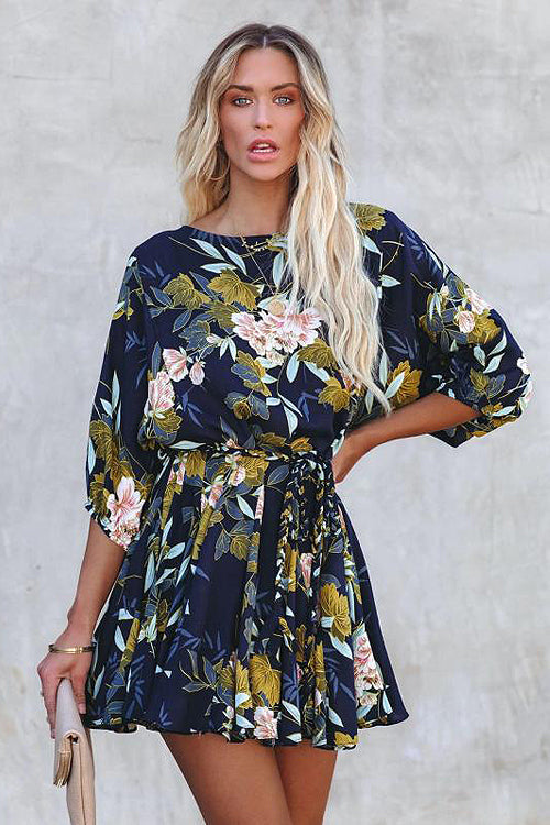 Blooming Darlin' Printed Mini Dress