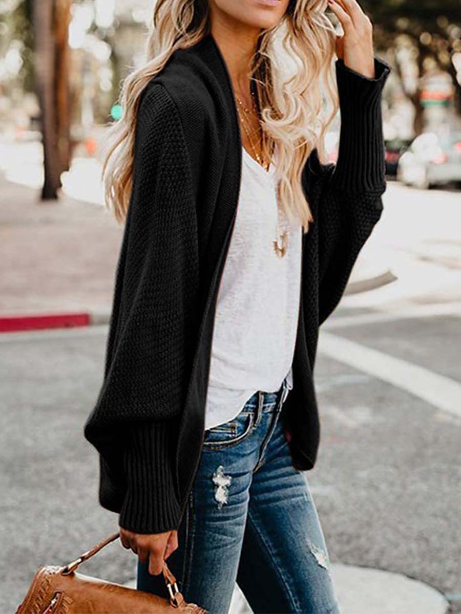 Vorioal Knitted Cardigan Coat