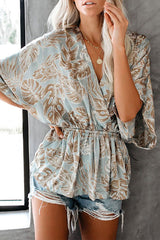 Need You Here Floral Print Wrap Top - 3 Colors