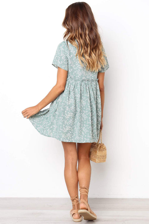 Sweetest Thing Ruffle-Up Mini Dress - 3 Colors