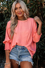 Speak Your Mind Oversize Smocked Top - 5 Colors