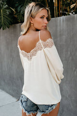 Nearness of You Lace Off Shoulder Top - 2 Colors