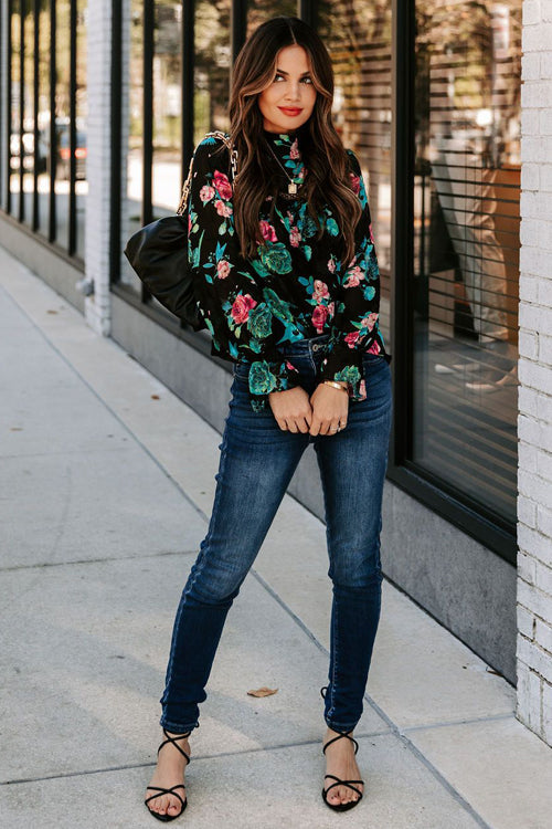 Bounty Of Blooms Floral Lace Top