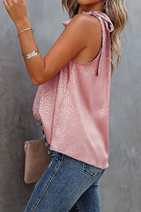 Always Real Tie Sleeveless Top - 5 Colors