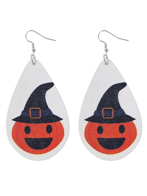 Funny Halloween Series Printed Earrings