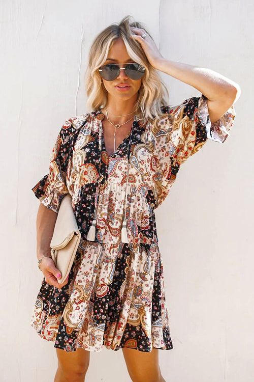 My Favorite Day Floral Printed Mini Dress - 2 Colors