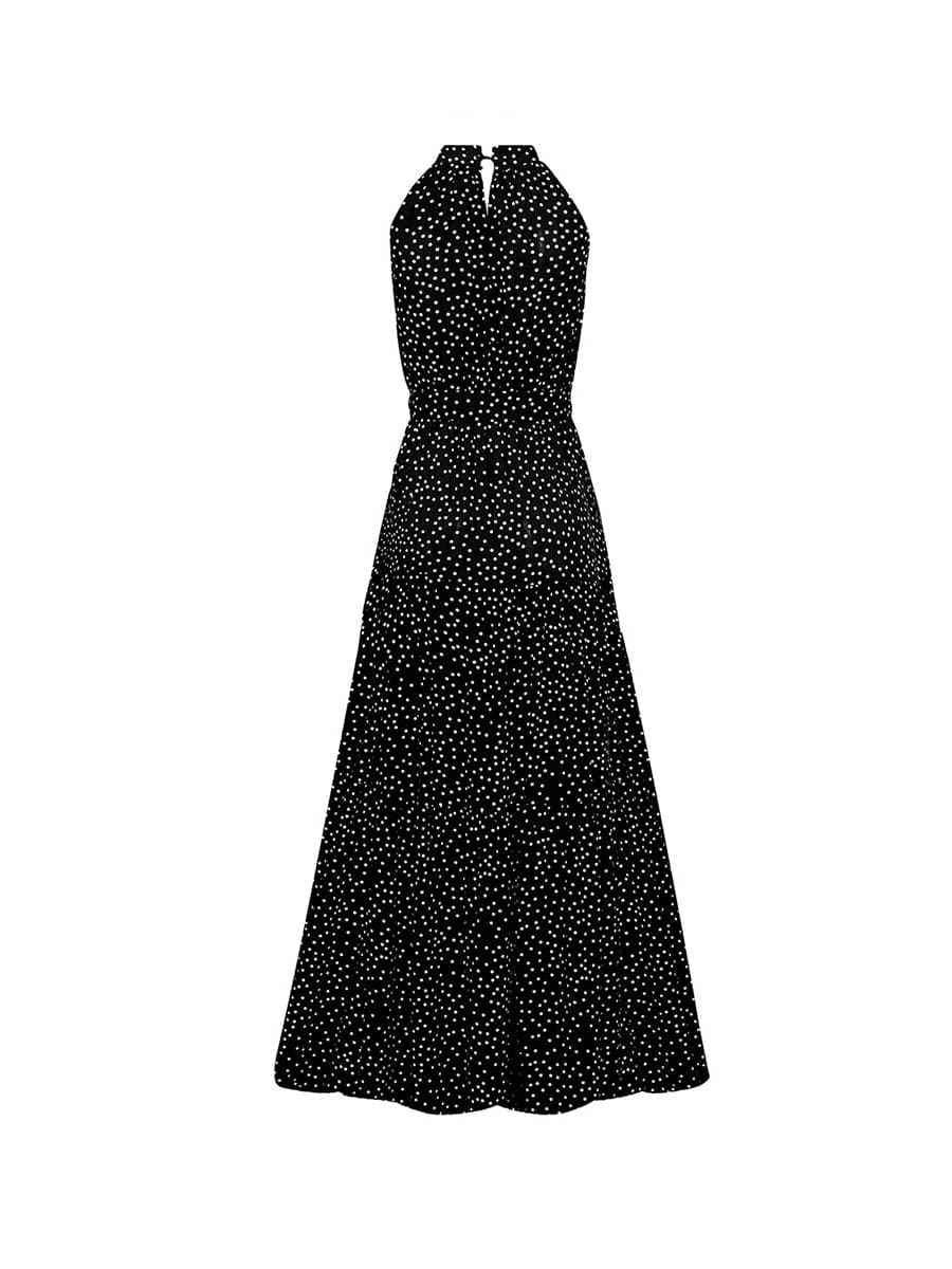 Vorioal Polka Dot Print Dress