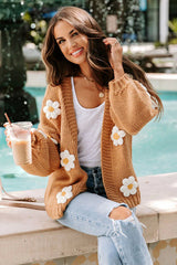 Simple Love Daisy Oversized Knit Cardigan