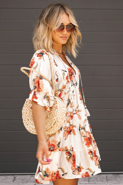 My Favorite Day Floral Printed Mini Dress - 2 Colors