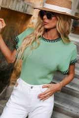 Always Sunny Tiered Sleeve Knit Top - 4 Colors