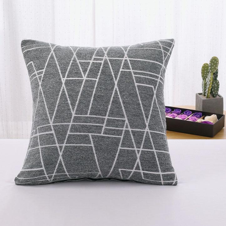 Geometric Line Print Pillowcase