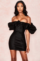 Off Shoulder Bodycon Mini Dress