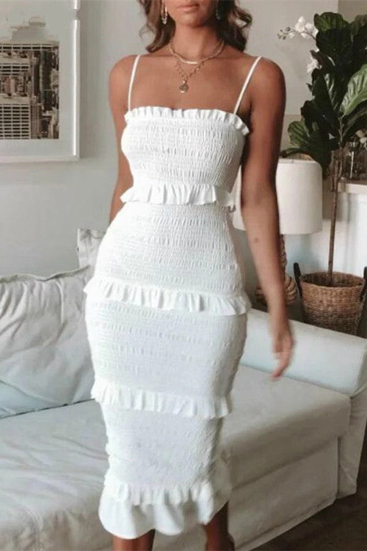 Sling Cake Midi Dress