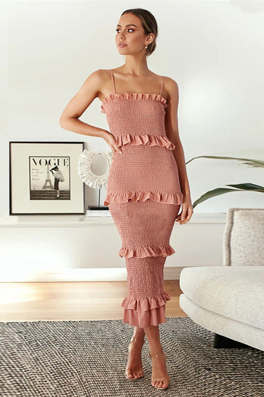 Sling Cake Midi Dress