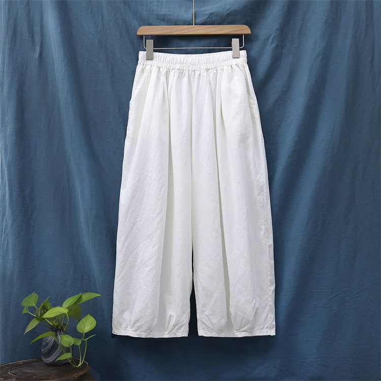 Women's Elastic Waist Loose Casual Pants