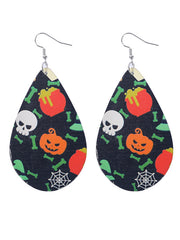 Funny Halloween Series Printed Earrings